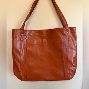 Leather satchel
